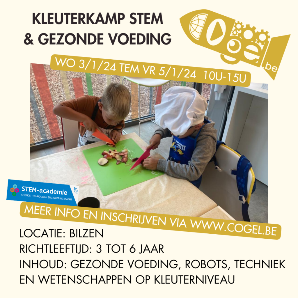 Kleuterkamp Stem Gezonde Voeding Cogel