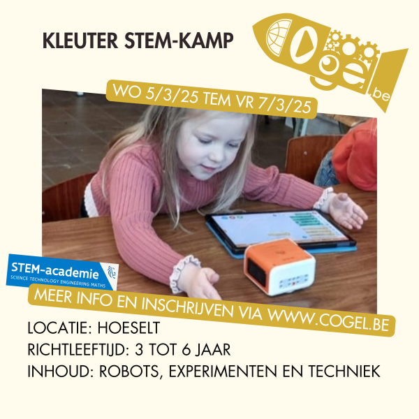 Kleuter STEM-kamp 5-7/3/25