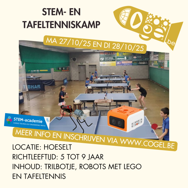 STEM- en tafeltenniskamp (27-28/10/25)