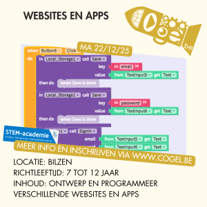Websites en apps (22/12/25)