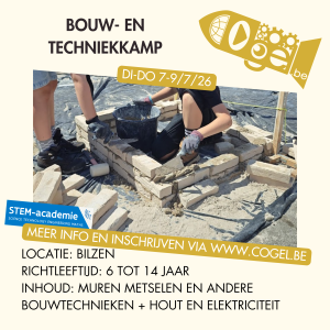 Bouw- en techniekkamp 7-9/7/26