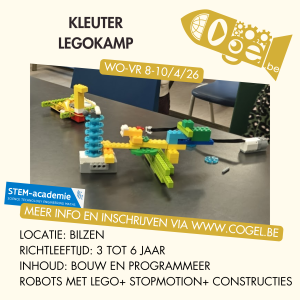 Kleuter legokamp 8-10/4/26
