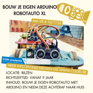 Bouw je eigen Arduino robotauto XL 6-10/7/26