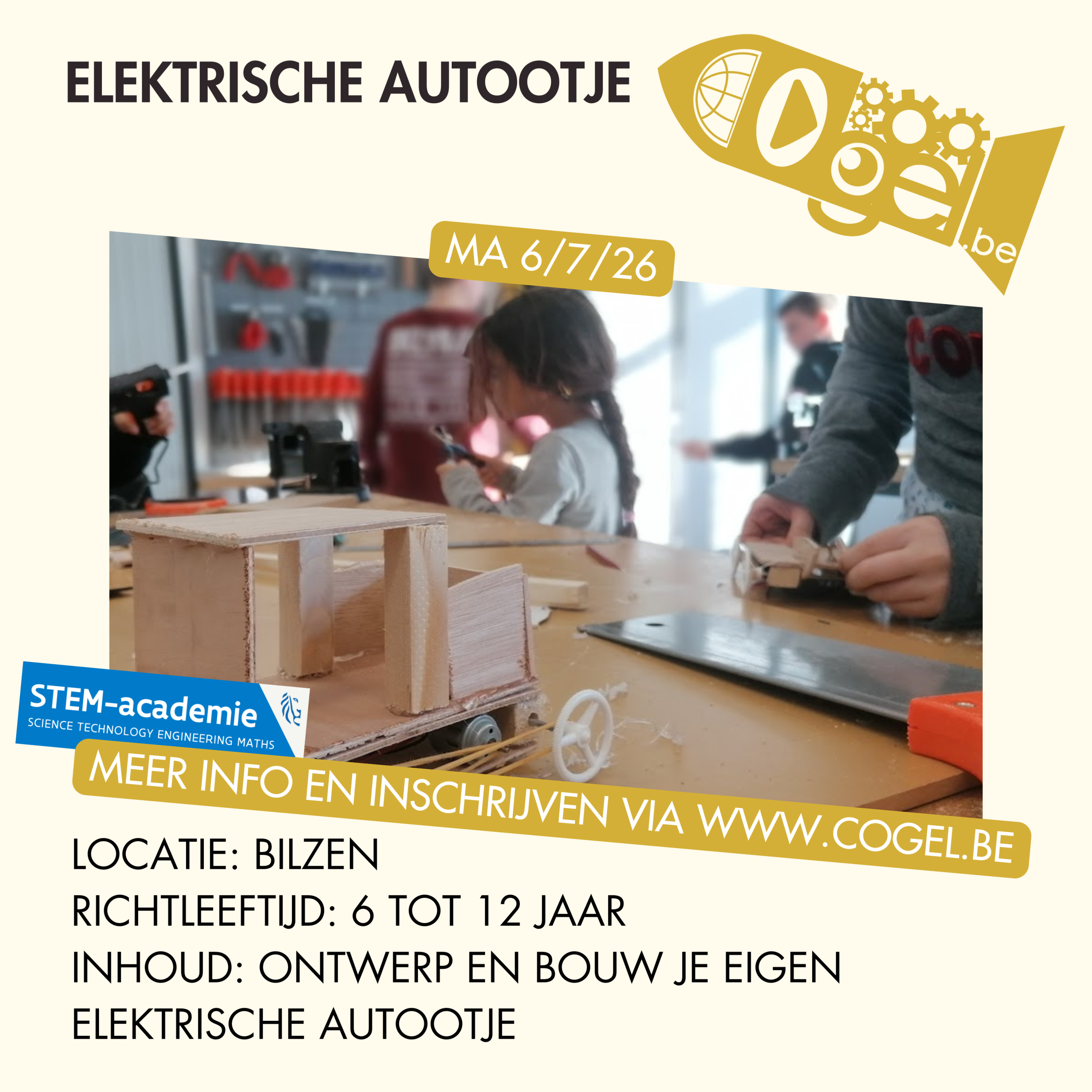 Elektrisch autootje 6/7/26