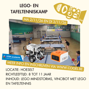 LEGO- en tafeltenniskamp (2-3/11/26)